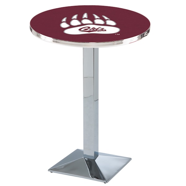42" Chrome Montana Pub Table